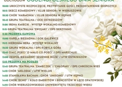 8 Senioralia Regionu Wieruszowskiego. program