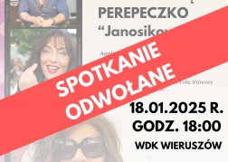 Spotkanie z Perepeczko ODWOŁANE!